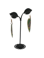 Sequin heart earrings