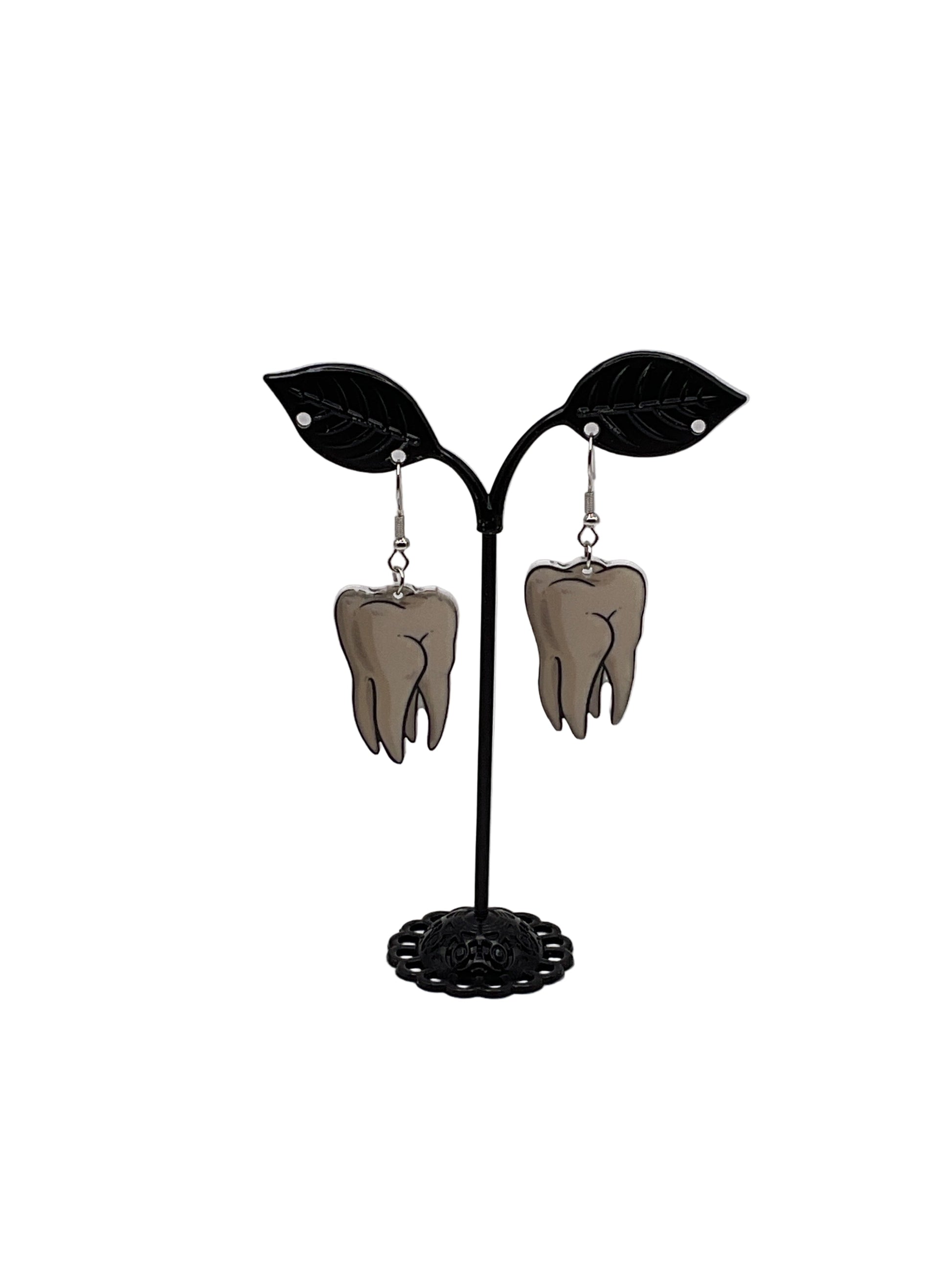 Tooth earrings