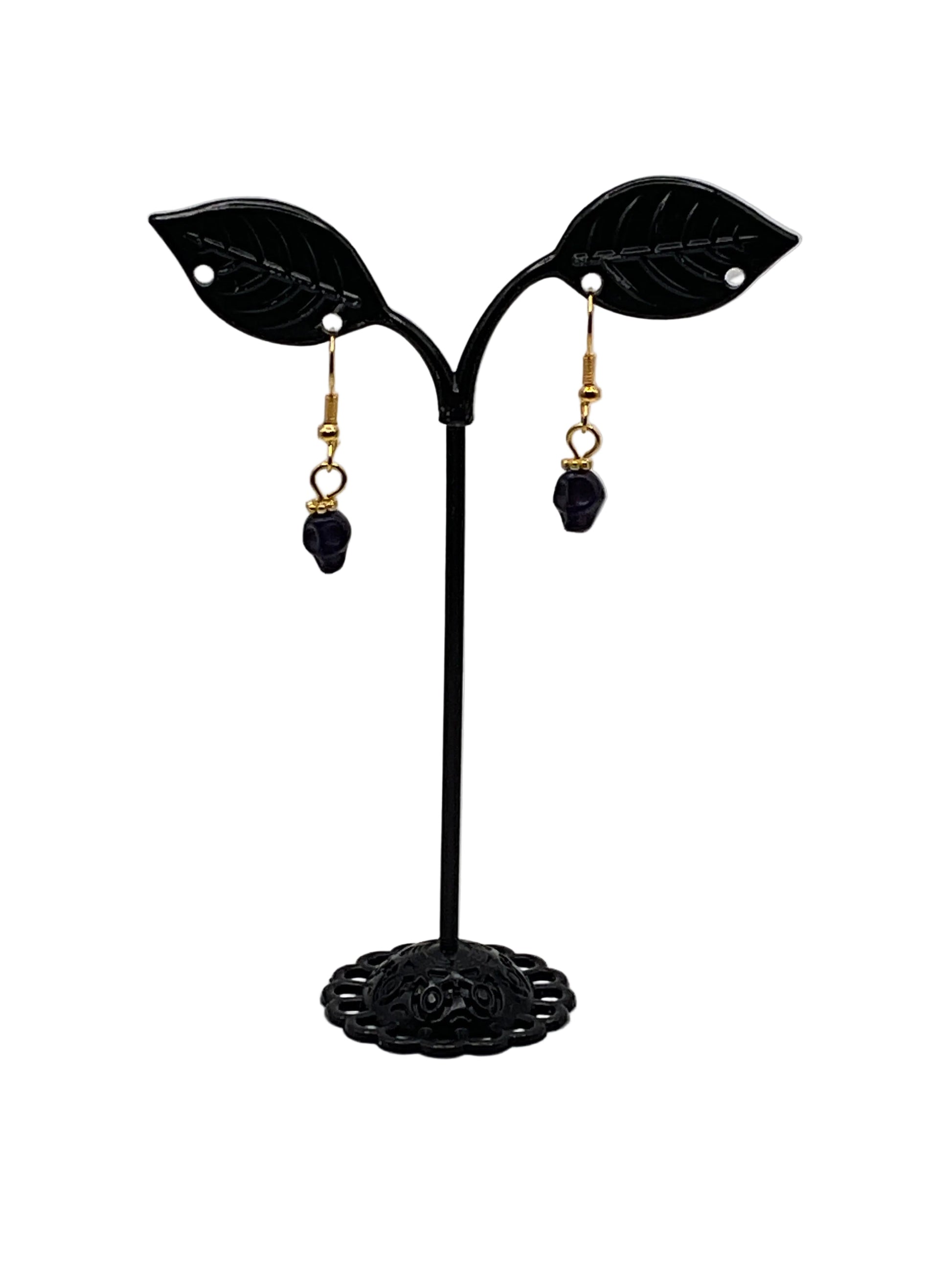 Colorful Tiny Skull Earrings