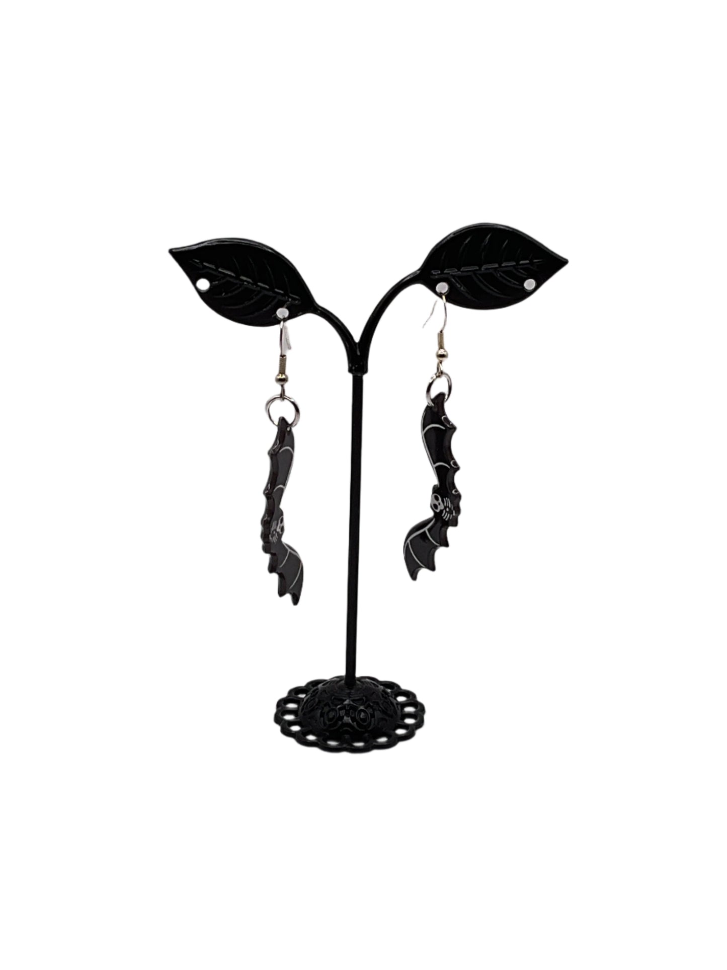 Bat Skeleton Earrings