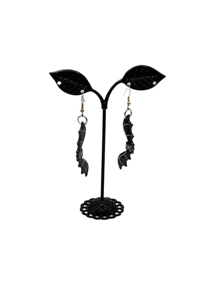 Bat Skeleton Earrings