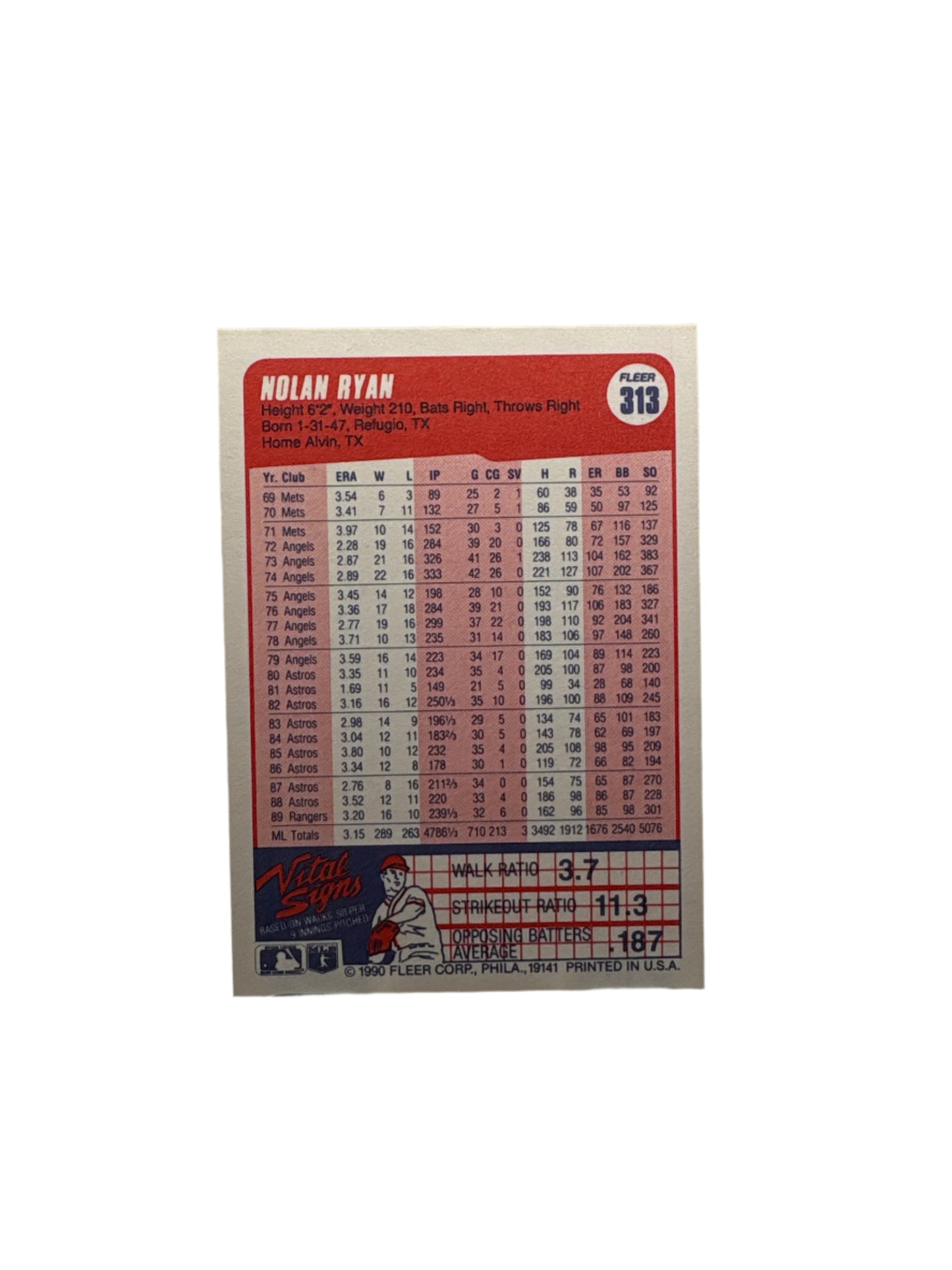 Fleer Nolan Ryan