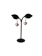 Broken heart earrings