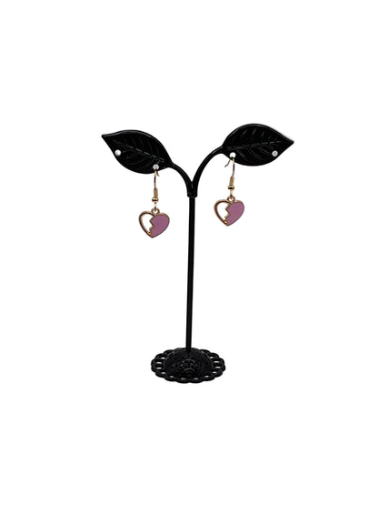 Broken heart earrings