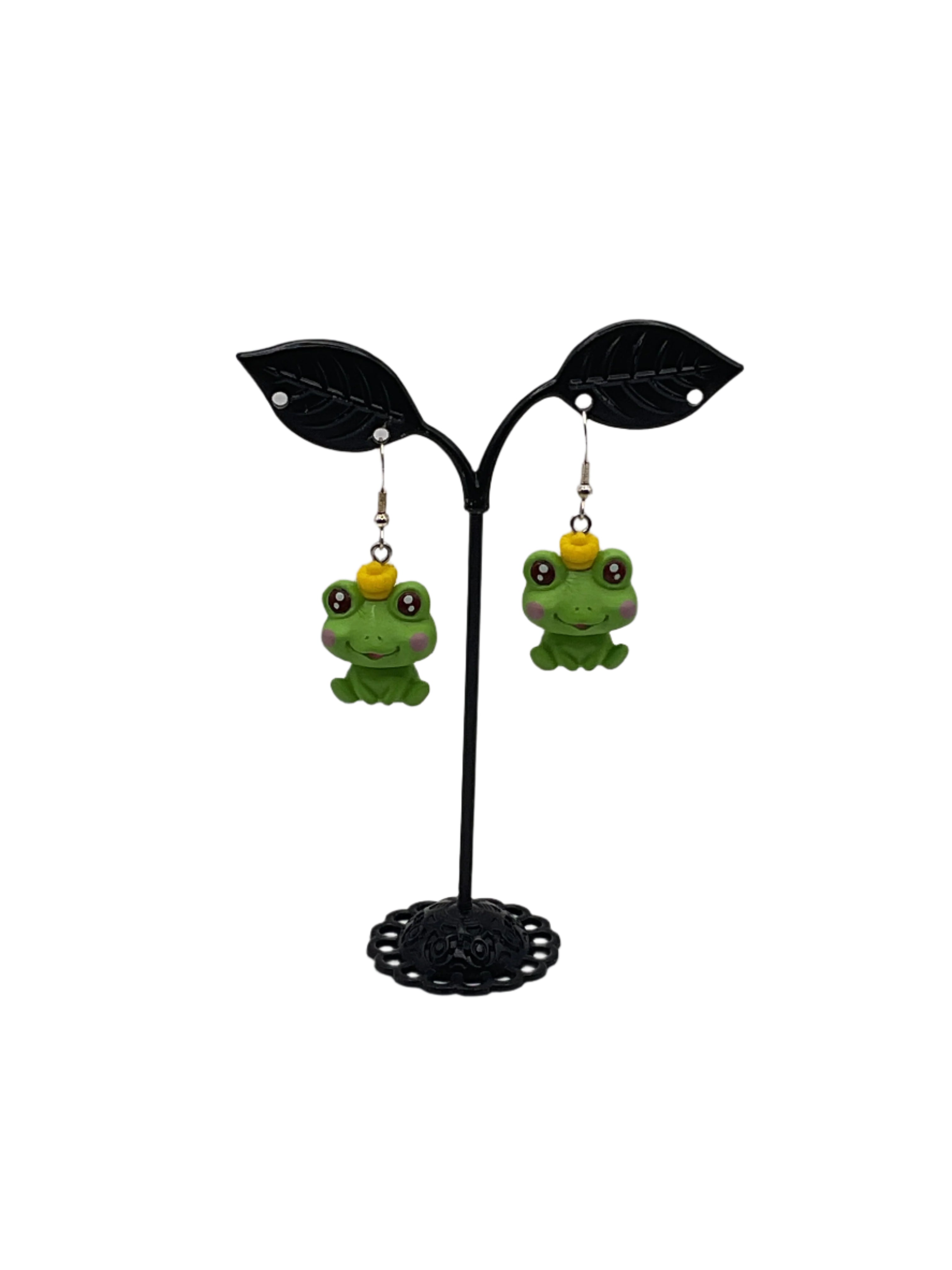 Frog earrings