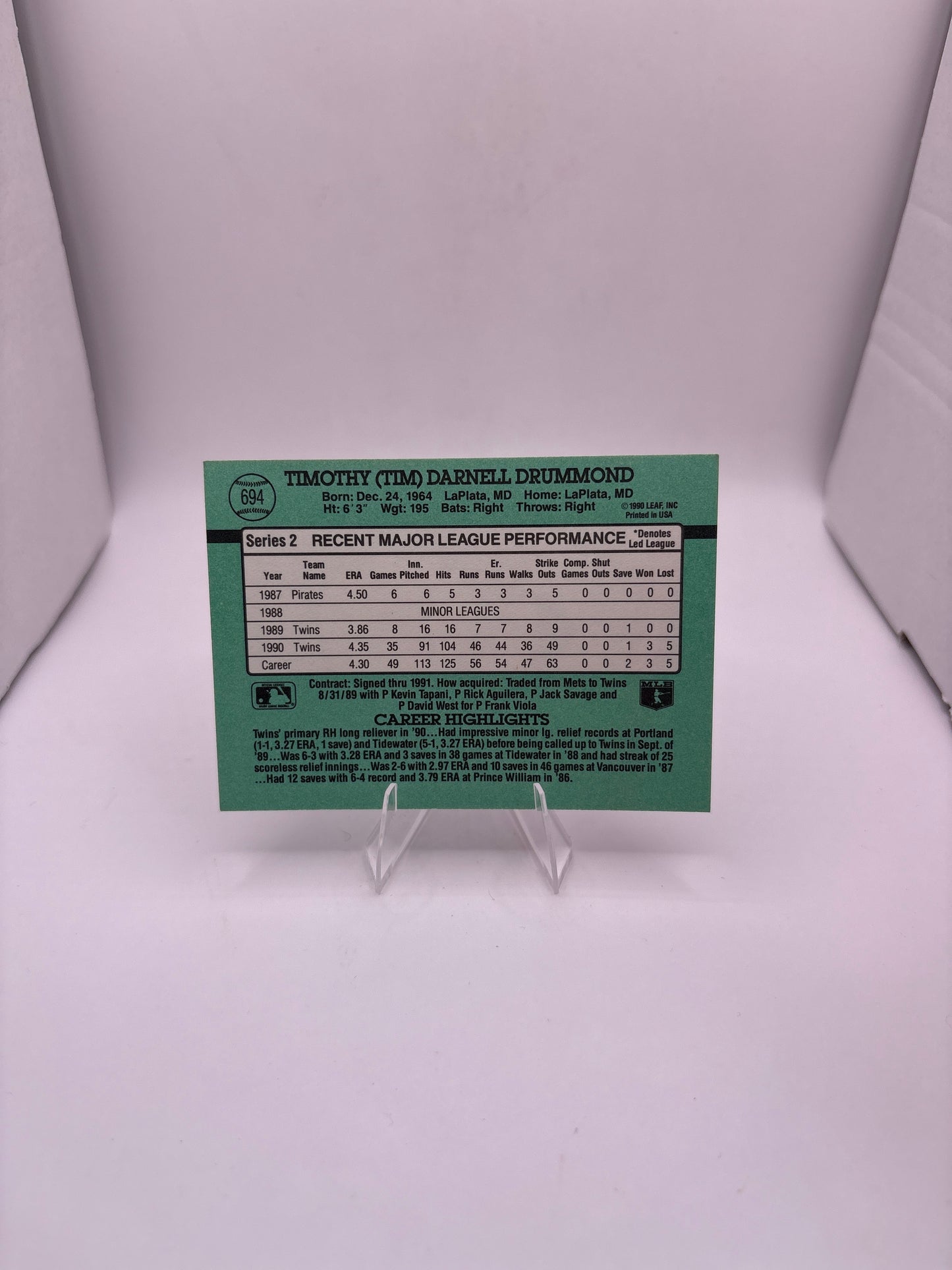 Donruss Tim Drummond