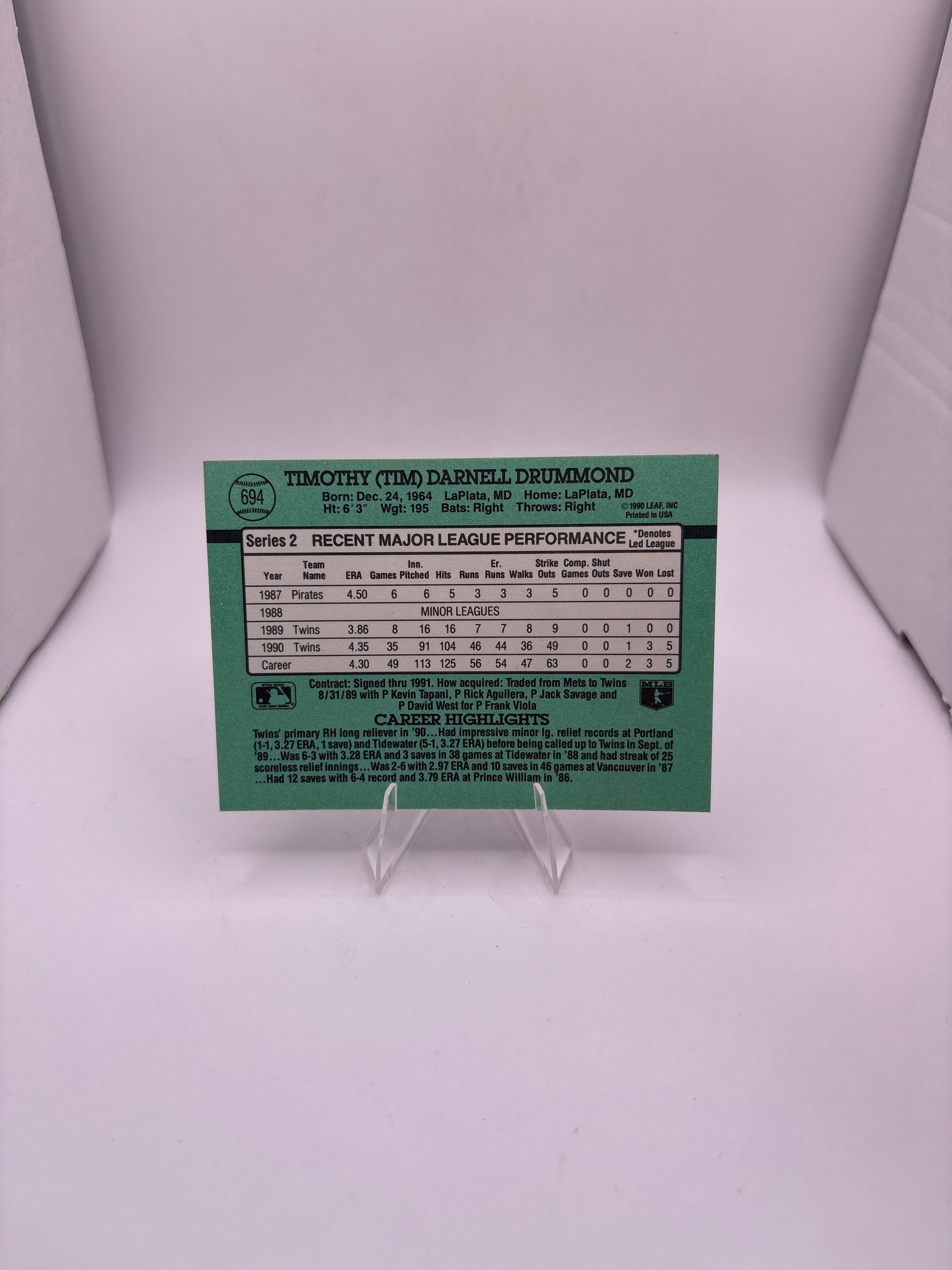 Donruss Tim Drummond