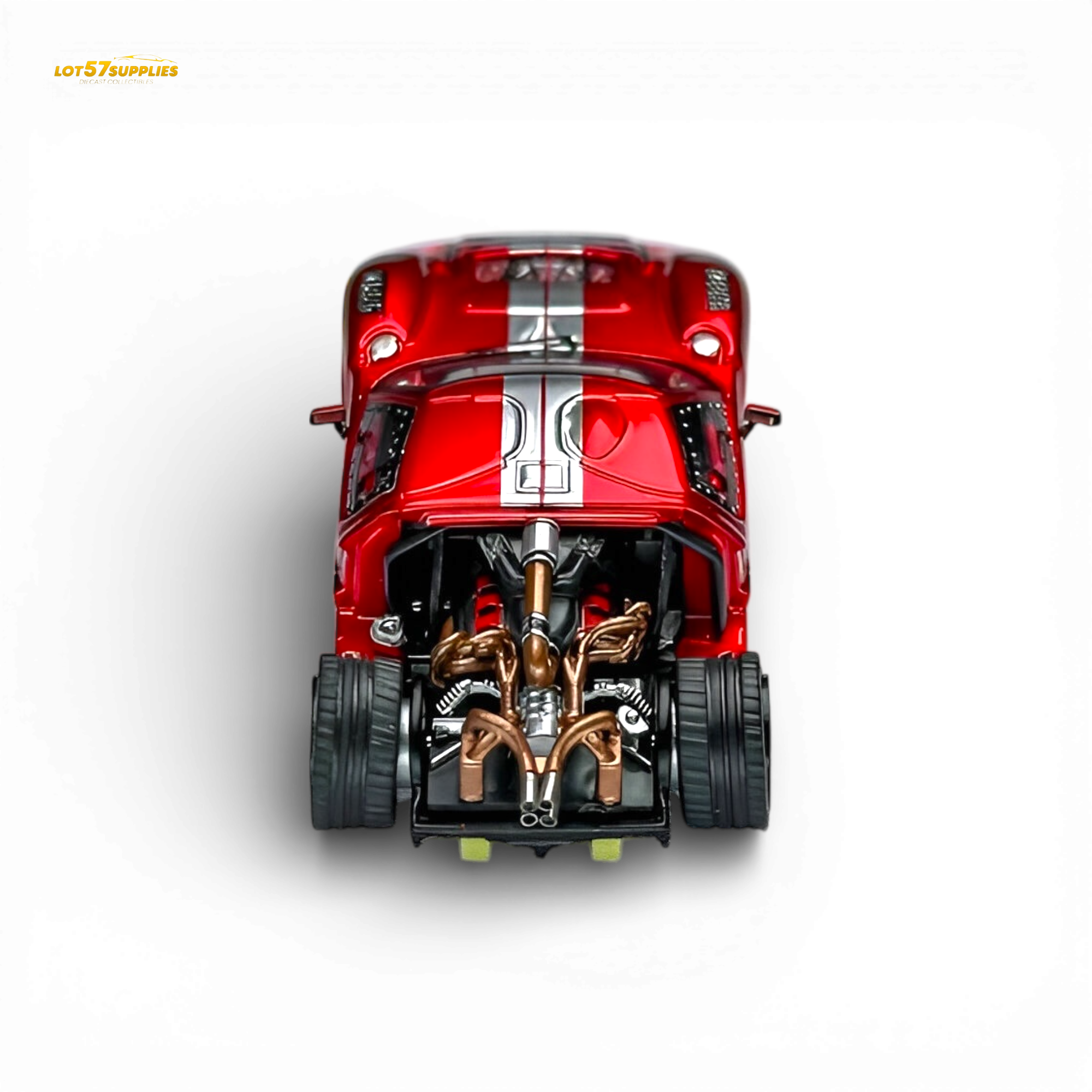 (Pre-Order) Rhino Model RM Ford GT40 - Transparent Red 1:64