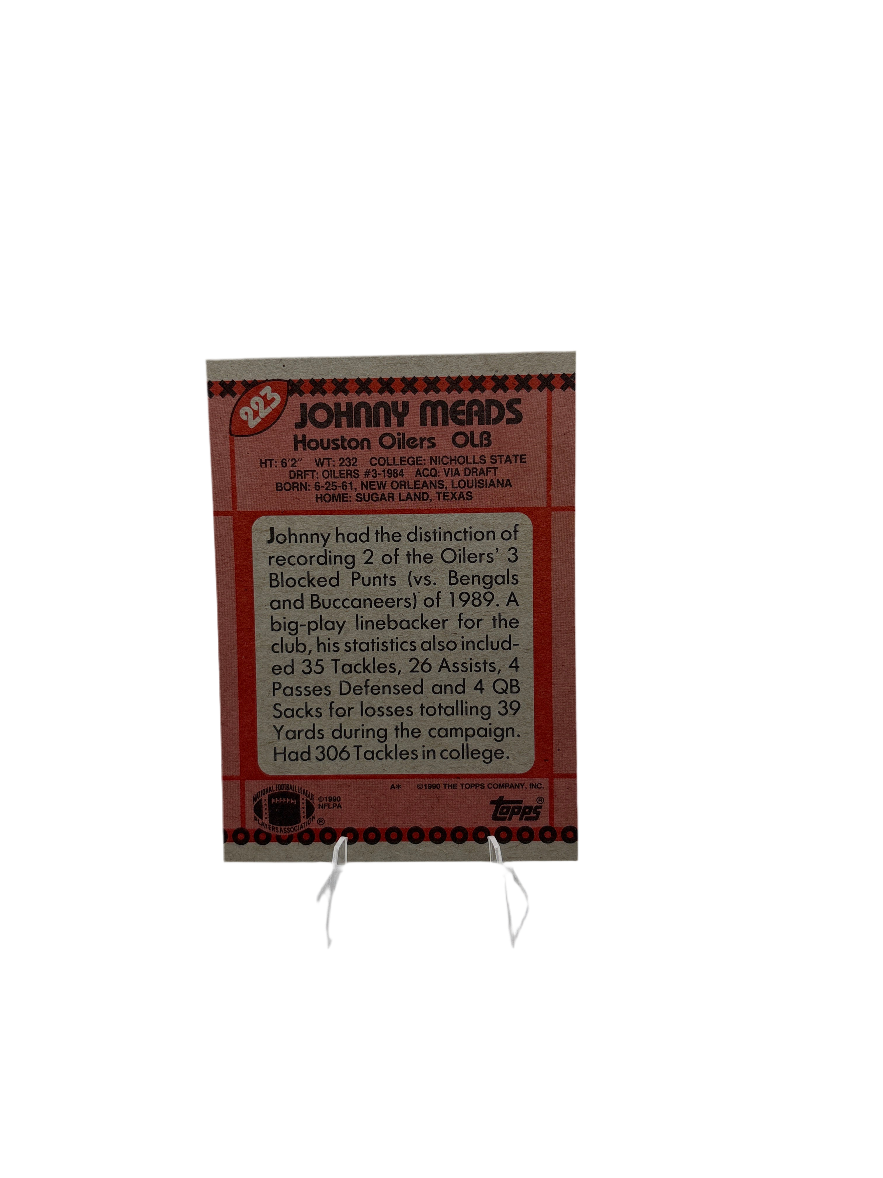 Topps Johnny Meads