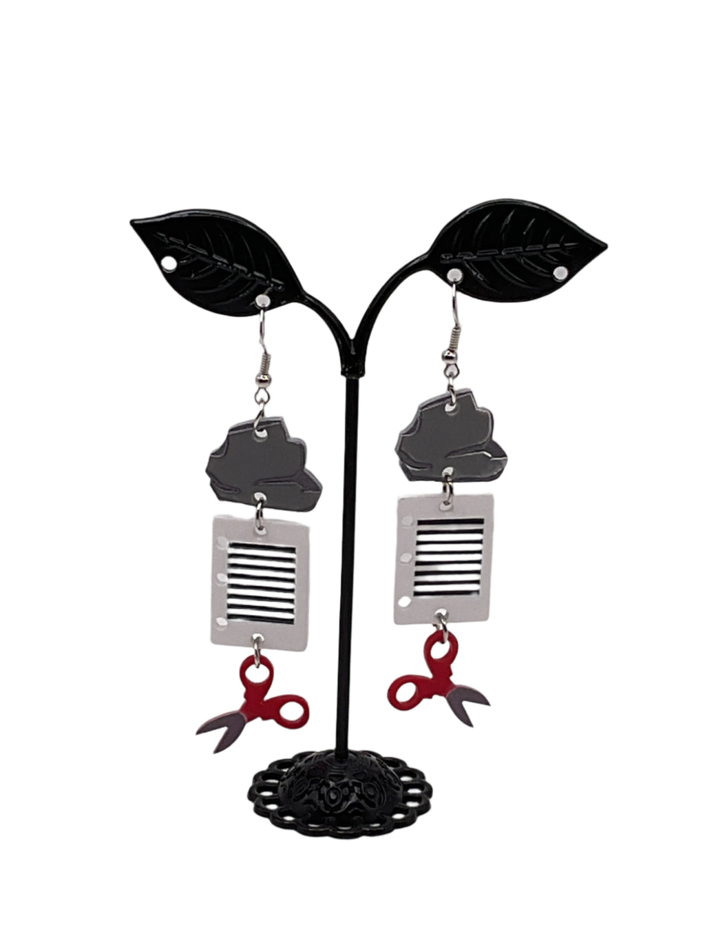 Rock Paper Scissor Earrings