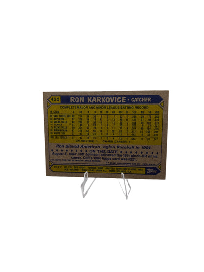 Topps Ron Karkovice