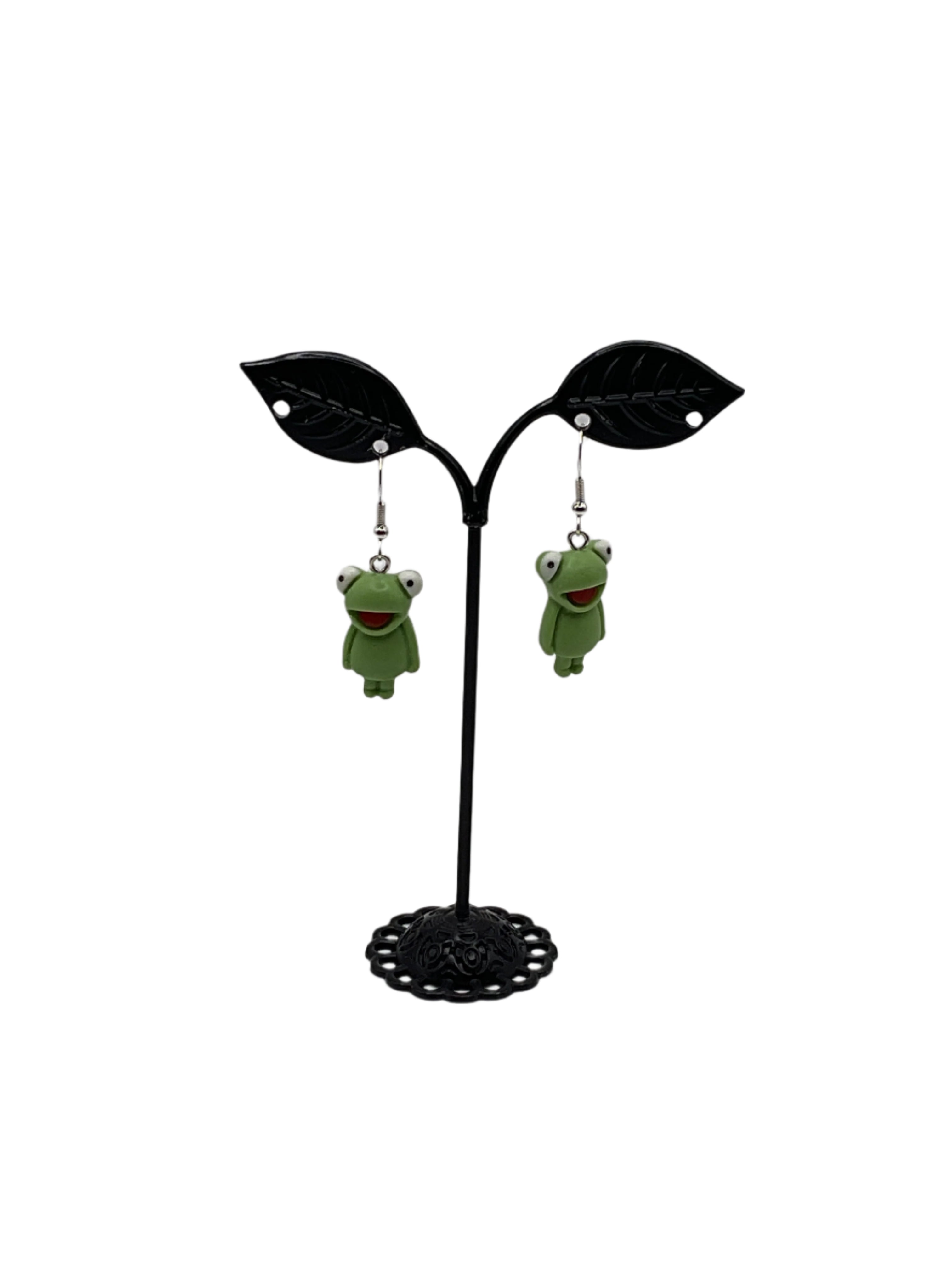 Frog earrings