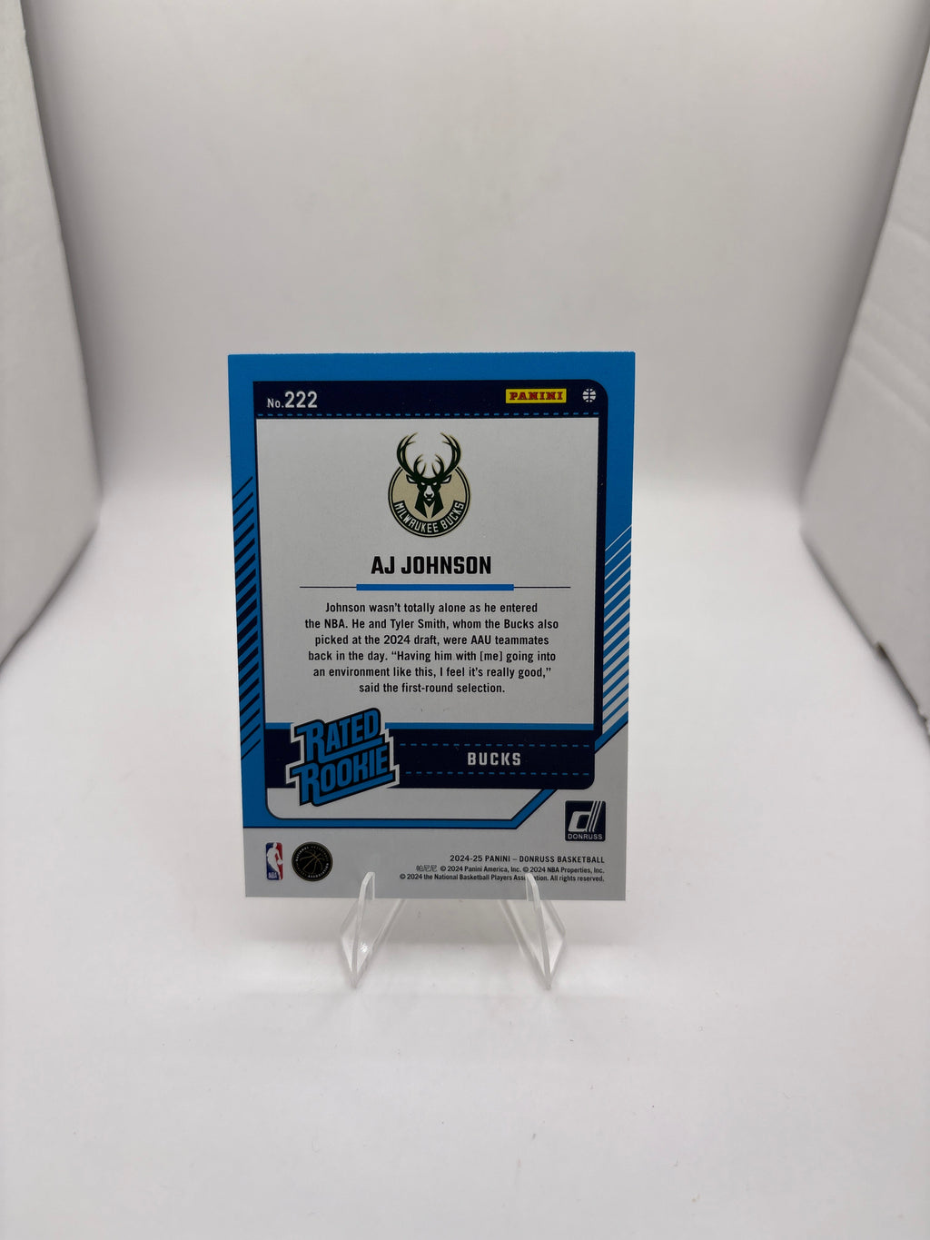 Donruss AJ Johnson