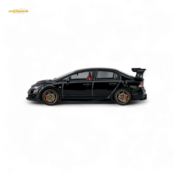(Pre-Order) Microturbo Custom FD2 J'S Racing - Metallic Black 1:64