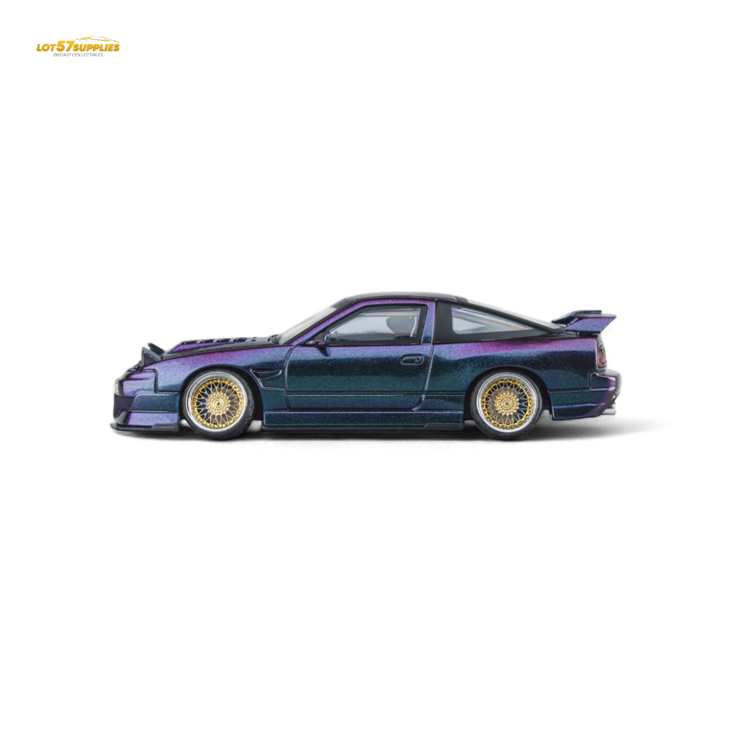 MicroTurbo Custom 180SX Spirit Rei - Purple Chameleon GMHS 2025 Special Edition 1:64