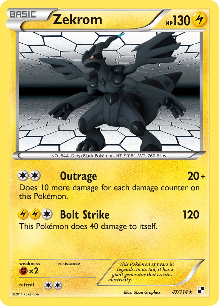 Zekrom (47/114) [Black & White: Base Set] Main image
