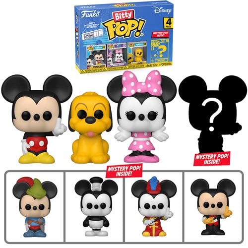 Funko Bitty Pop! Disney Classics Mini-Figure 4-Pack - Select Set(s) Hover Image