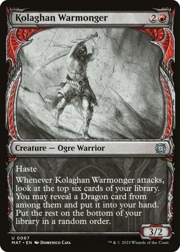 Kolaghan Warmonger (MAT-067) - March of the Machine: The Aftermath: (Showcase)