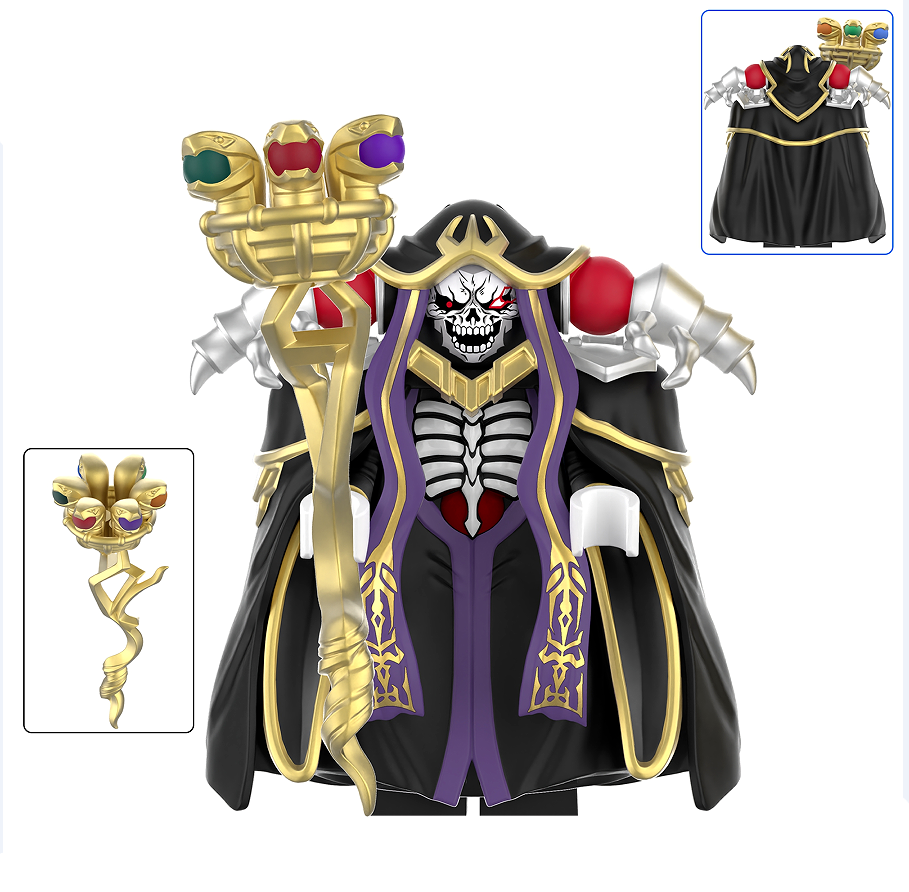 Ainz Ooal Gown Minifigure – Overlord Supreme Lich King Main image