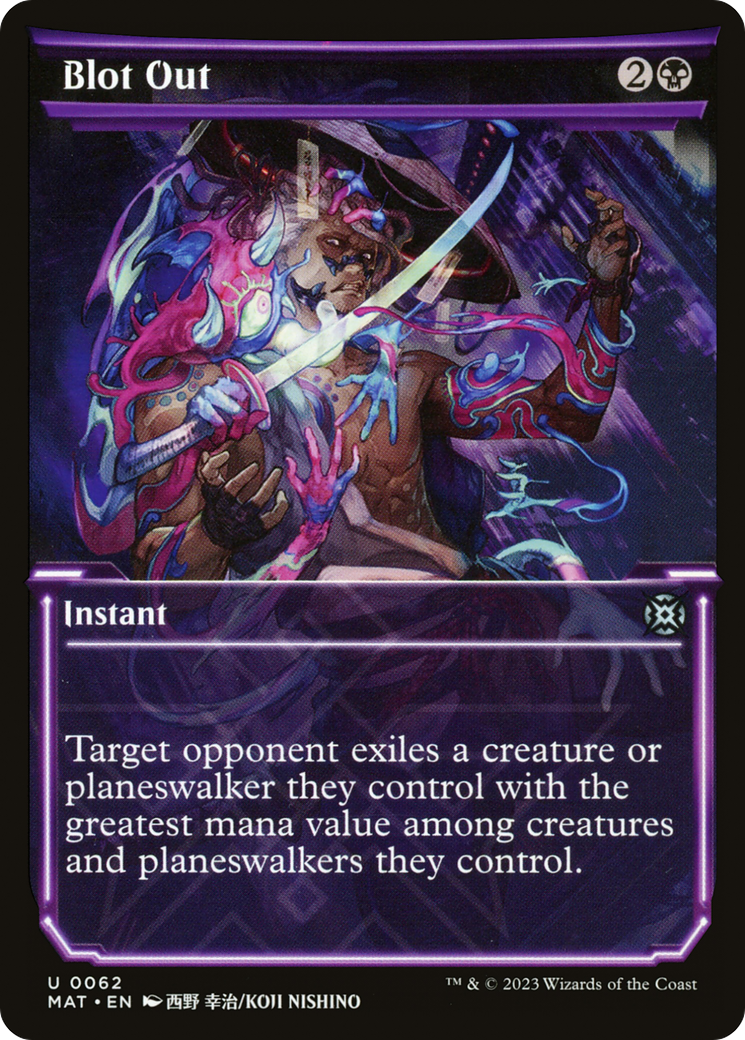 Blot Out (MAT-062) - March of the Machine: The Aftermath: (Showcase)