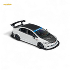 (Pre-Order) Microturbo Honda Civic Type R FD2 Spoon Sports - Metallic White 1:64