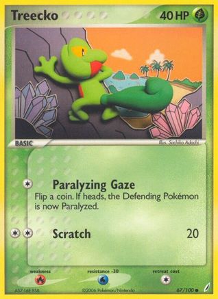 Treecko 067/100 - Crystal Guardians