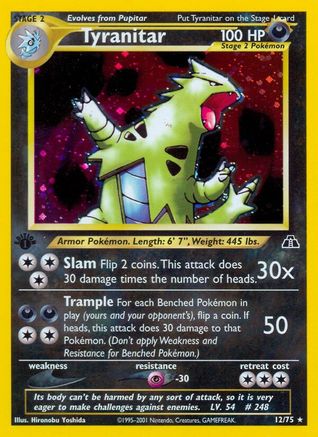 Tyranitar 012/75 - Neo Discovery