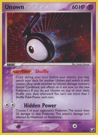 Unown 00T/115 - Unseen Forces Holofoil