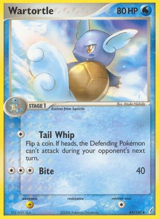 Wartortle 043/100 - Crystal Guardians