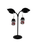 Snowman Earrings