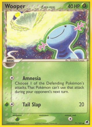 Wooper (Delta Species) 071/101 - Dragon Frontiers