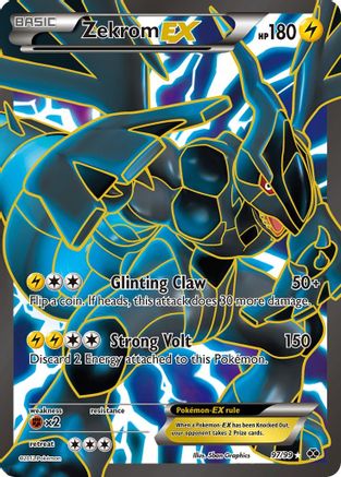 Zekrom EX (Full Art) 097/99 - Next Destinies Holofoil