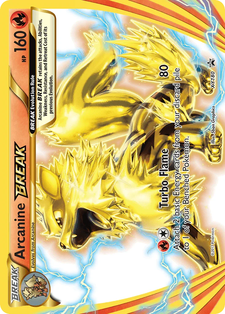Arcanine BREAK (XY180) [XY: Black Star Promos] Main image