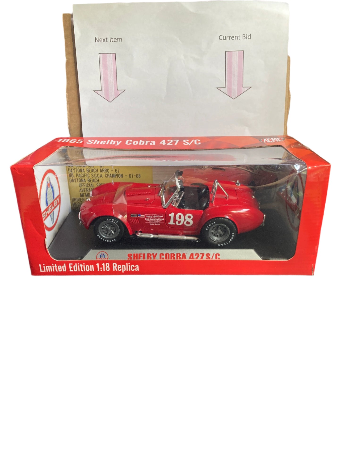 Acme Trading Company Shelby Cobra 427 S/C Diecast