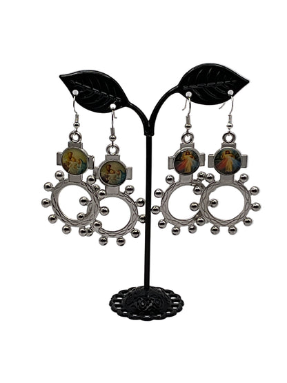 Finger Rosary Ring Earrings