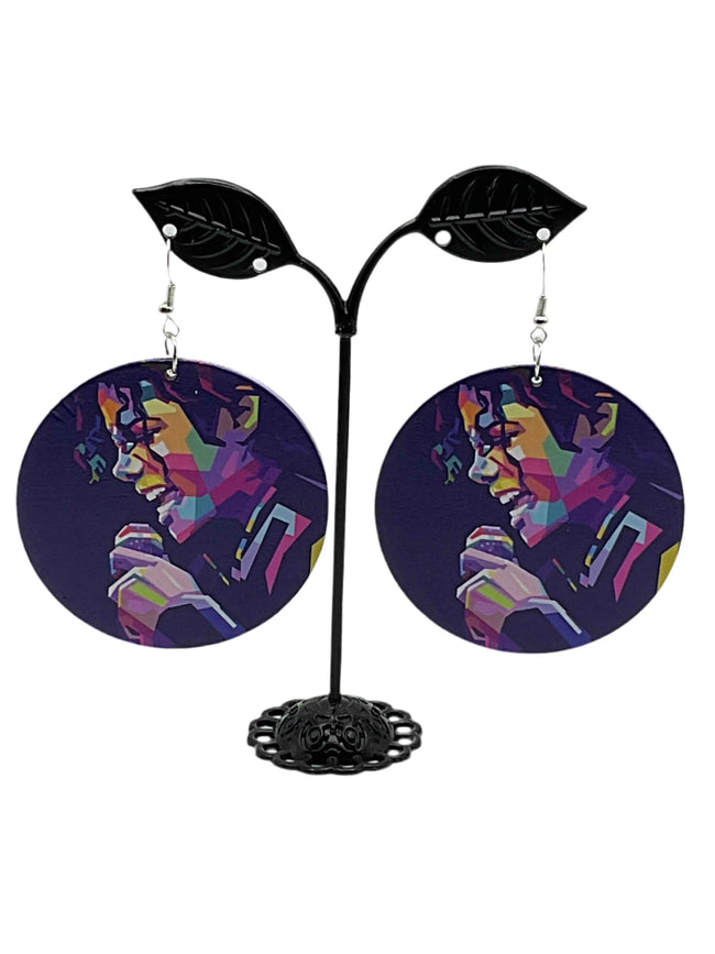 Singer Earrings Hover Image