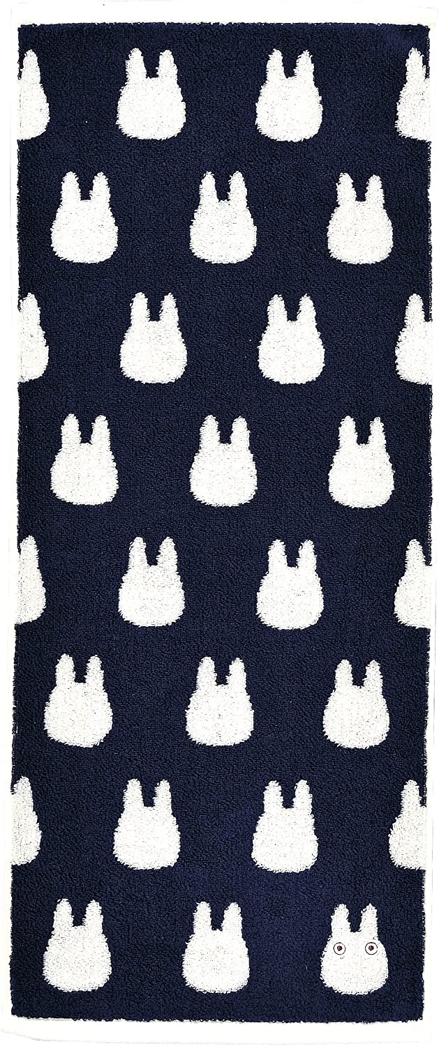 Studio Ghibli Silhouette Series (Face Towel) My Neighbor Totoro Marushin Silhouette Towel Series Blue Main image