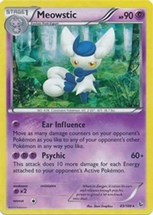 Meowstic (XY Flashfire) 043/106 - Deck Exclusives Holofoil
