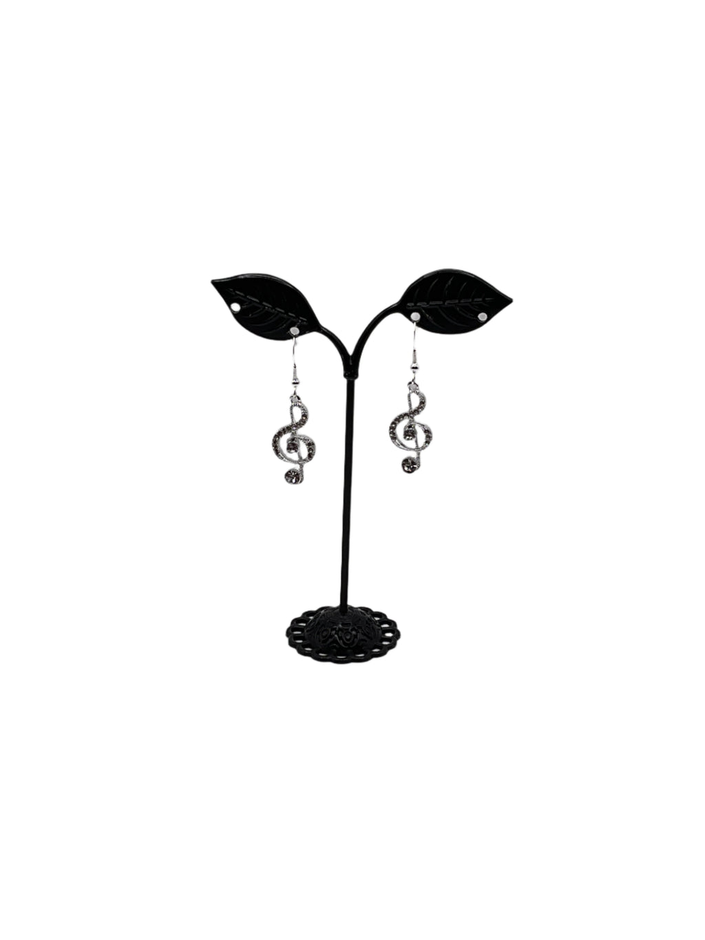 Music note earrings