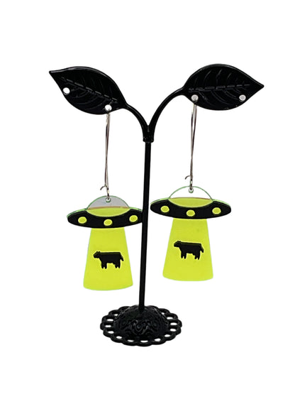UFO earrings