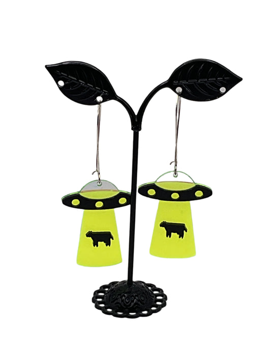 UFO earrings