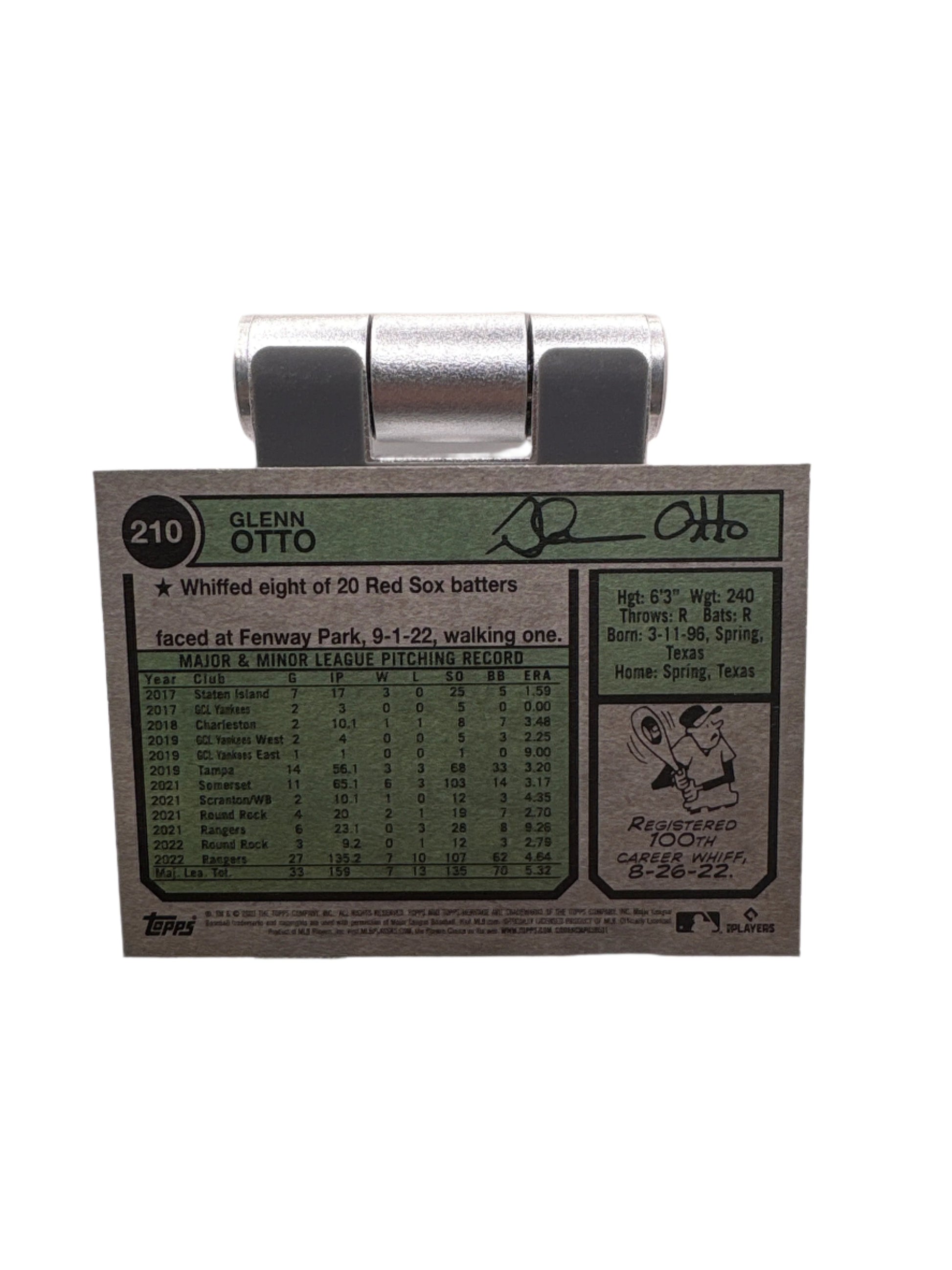Topps Heritage Glenn Otto