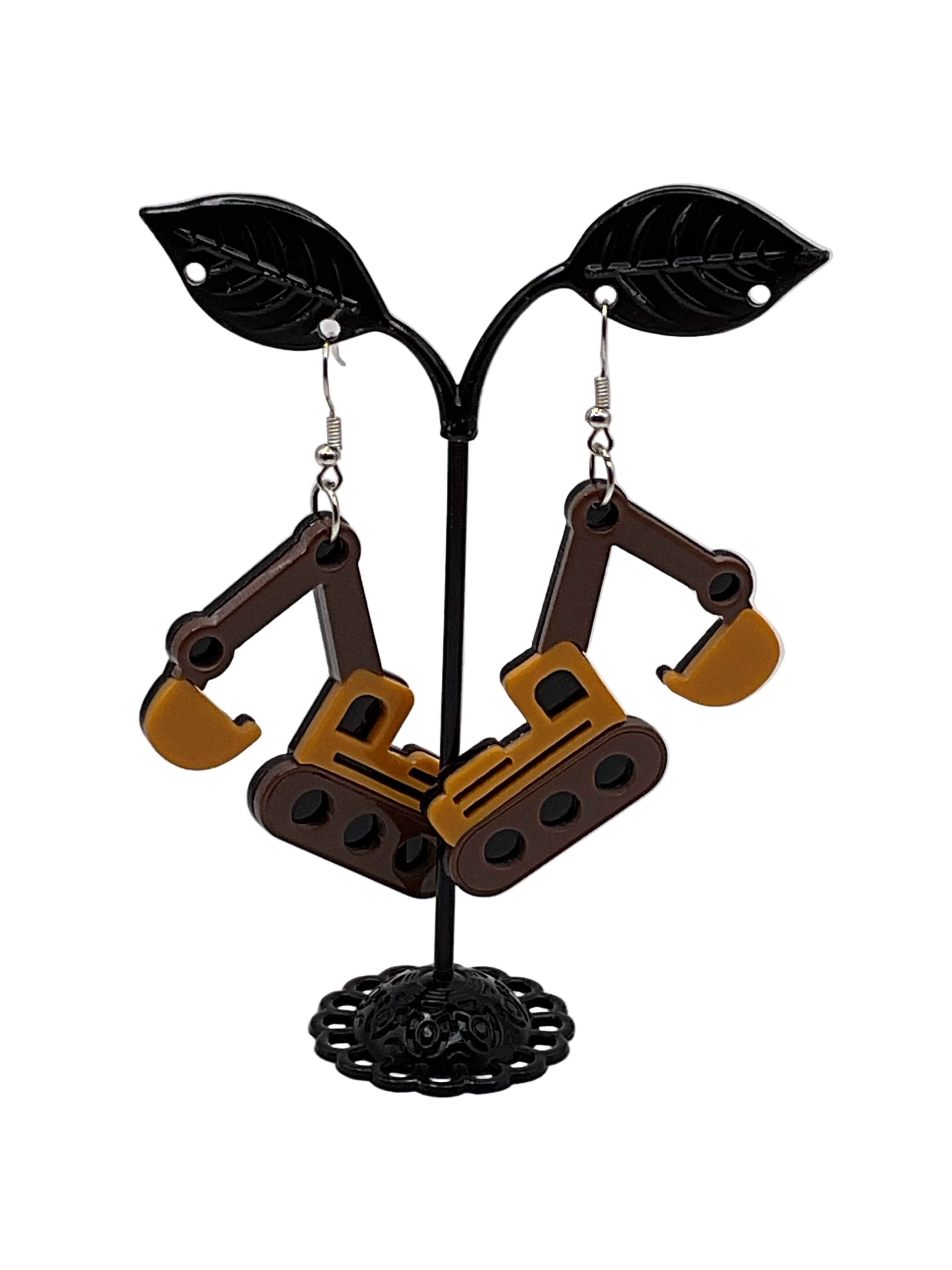 Heavy equipment earrings Main image