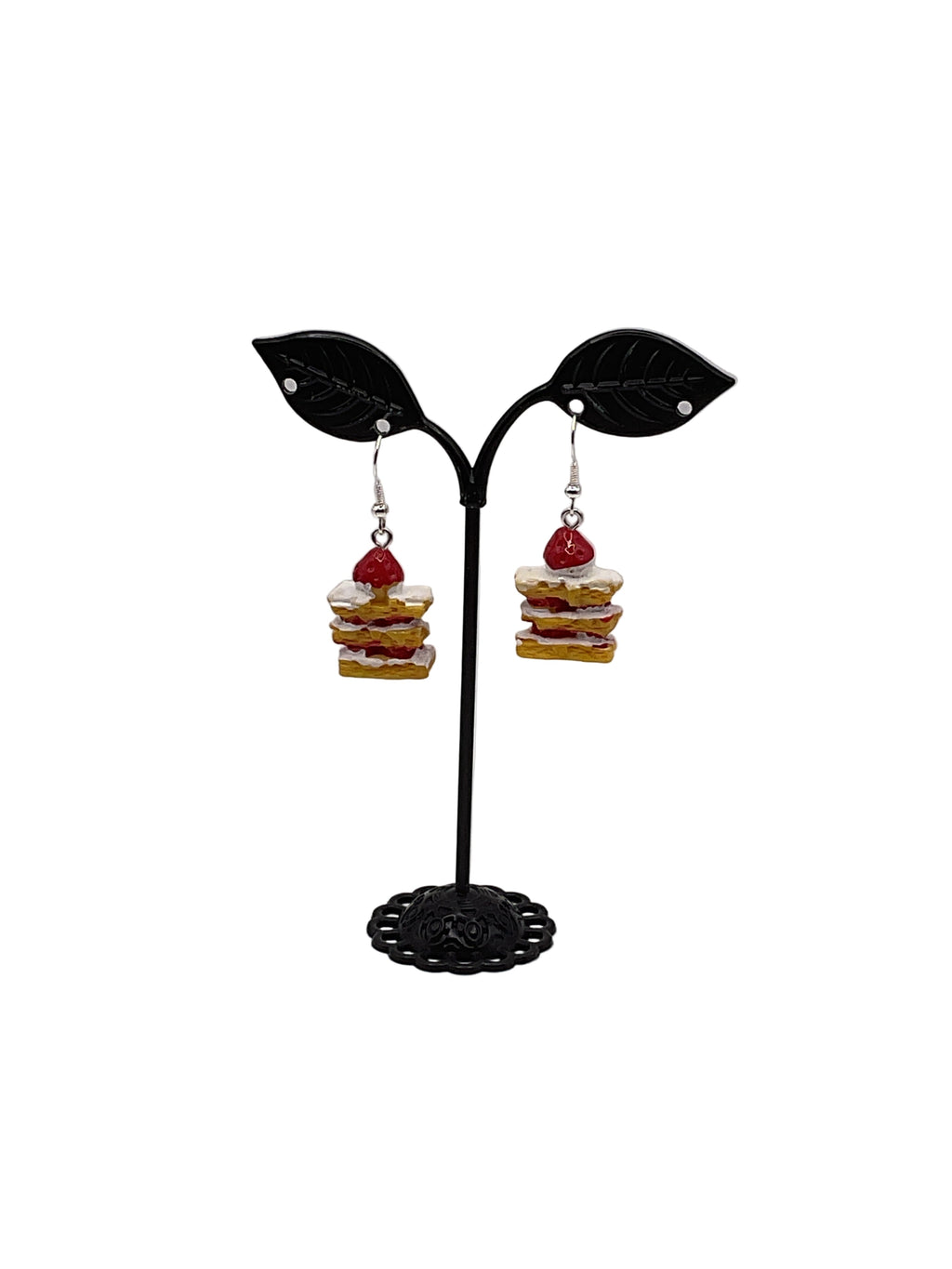 Strawberry shortcake earrings