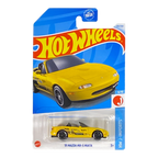 Hot Wheels '91 Mazda MX-5 Miata (Yellow) - J-Imports Series 6/10