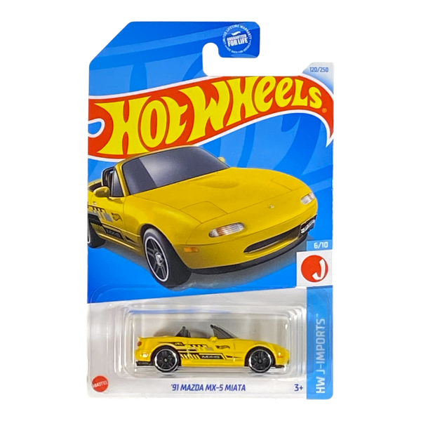 Hot Wheels '91 Mazda MX-5 Miata | J-Imports Series 6/10