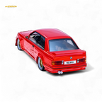 DCM BMW M3 E30 in Red - Gold Wheels 1:64