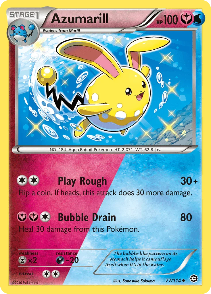 Azumarill (77/114) [XY: Steam Siege] Main image
