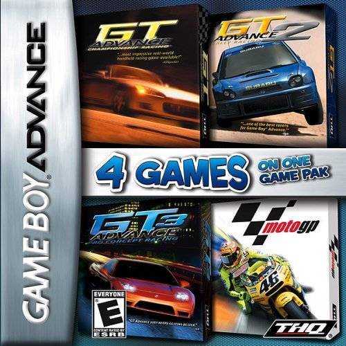 4 Games on One Game Pak: GT Advance / GT Advance 2 / GT Advance 3 / Moto GP (Gameboy Advance) Main image