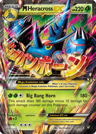 Pokemon: M Heracross EX Furious Fists 5/111 - Near Mint Main image